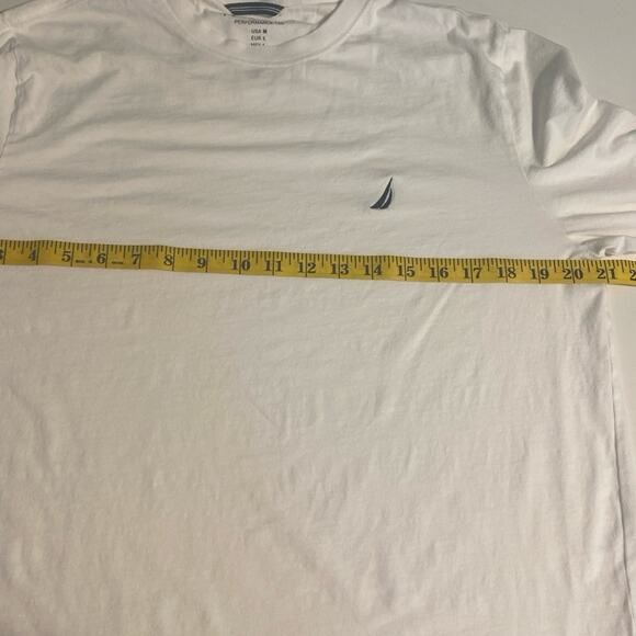 Men’s Medium Nautica long sleeve white shirt - Picture 4 of 5